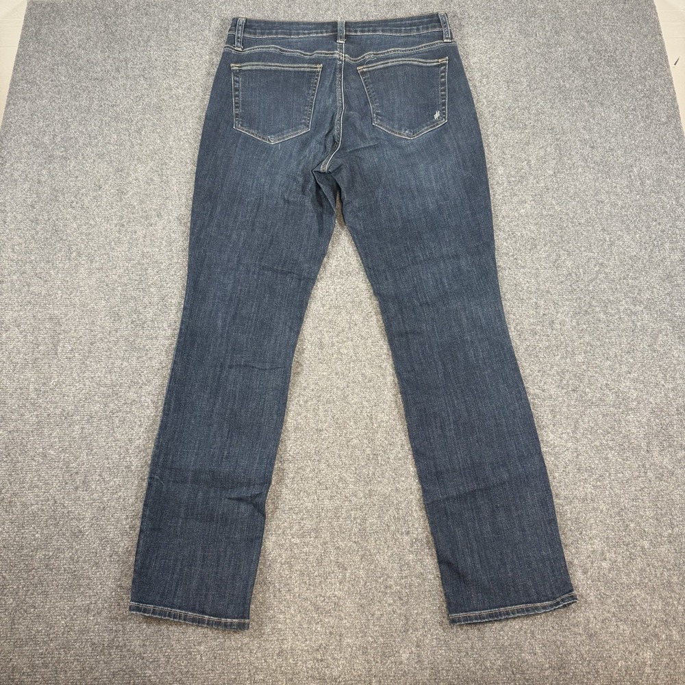 Silver Jeans Womens 30x28.5 (Fits 30x31) Blue Beau Straight Dark Wash Stretch - Picture 2 of 14